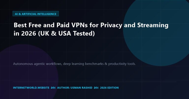 Best Free and Paid VPNs for Privacy and Streaming in 2026 (UK & USA Tested)