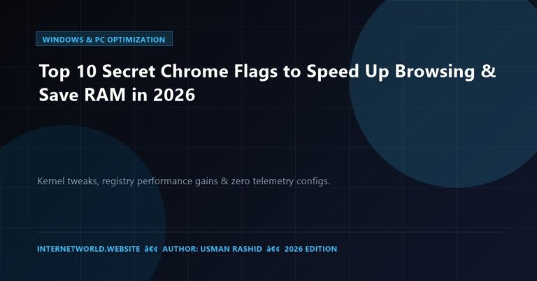 Top 10 Secret Chrome Flags to Speed Up Browsing & Save RAM in 2026