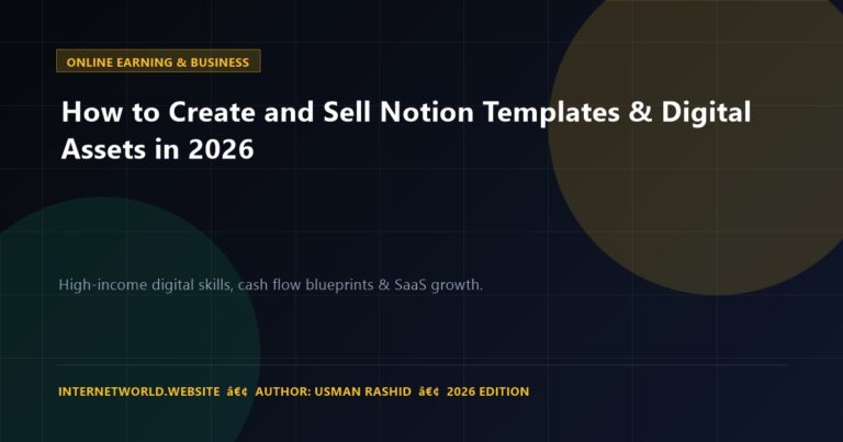How to Create and Sell Notion Templates & Digital Assets in 2026